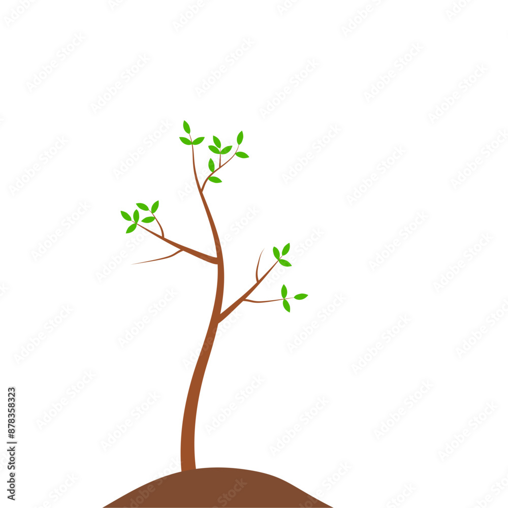 Obraz premium Growth Plant Tree Illustrations