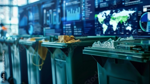 A detailed analysis of waste management systems using advanced data research to optimize garbage collection processes and improve efficiency.