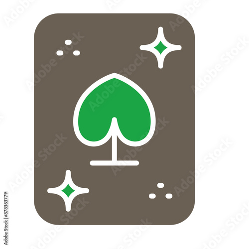 Magic Card Glyph Two Color Icon