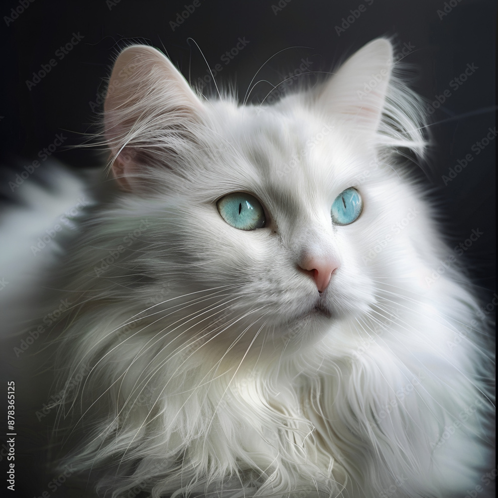 white persian cat white persian cat