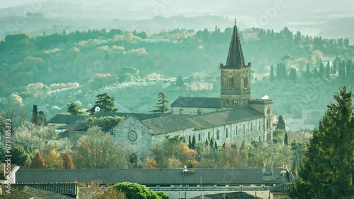 Beautiful view of the ancient city of Perugia. Umbria, Italy photo