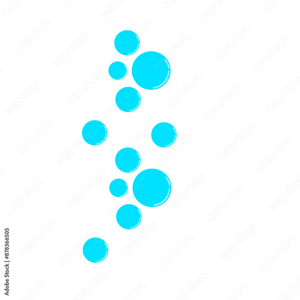 Underwater Bubble Illustration Underwater Bubble Illustration