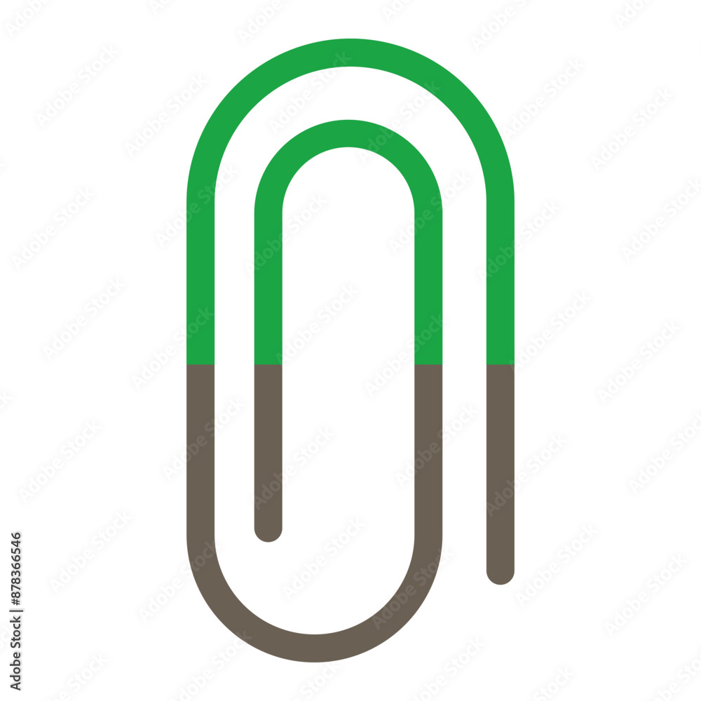 Attachment Glyph Two Color Icon Attachment Glyph Two Color Icon