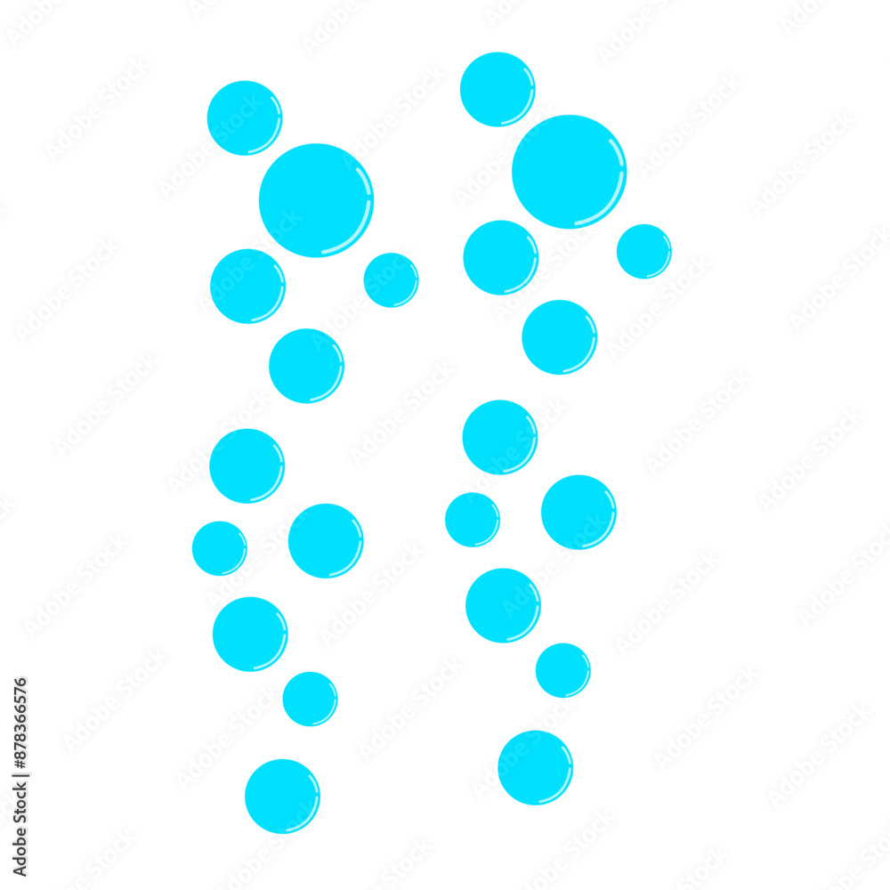 Underwater Bubble Illustration Underwater Bubble Illustration