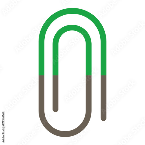 Attachment Glyph Two Color Icon