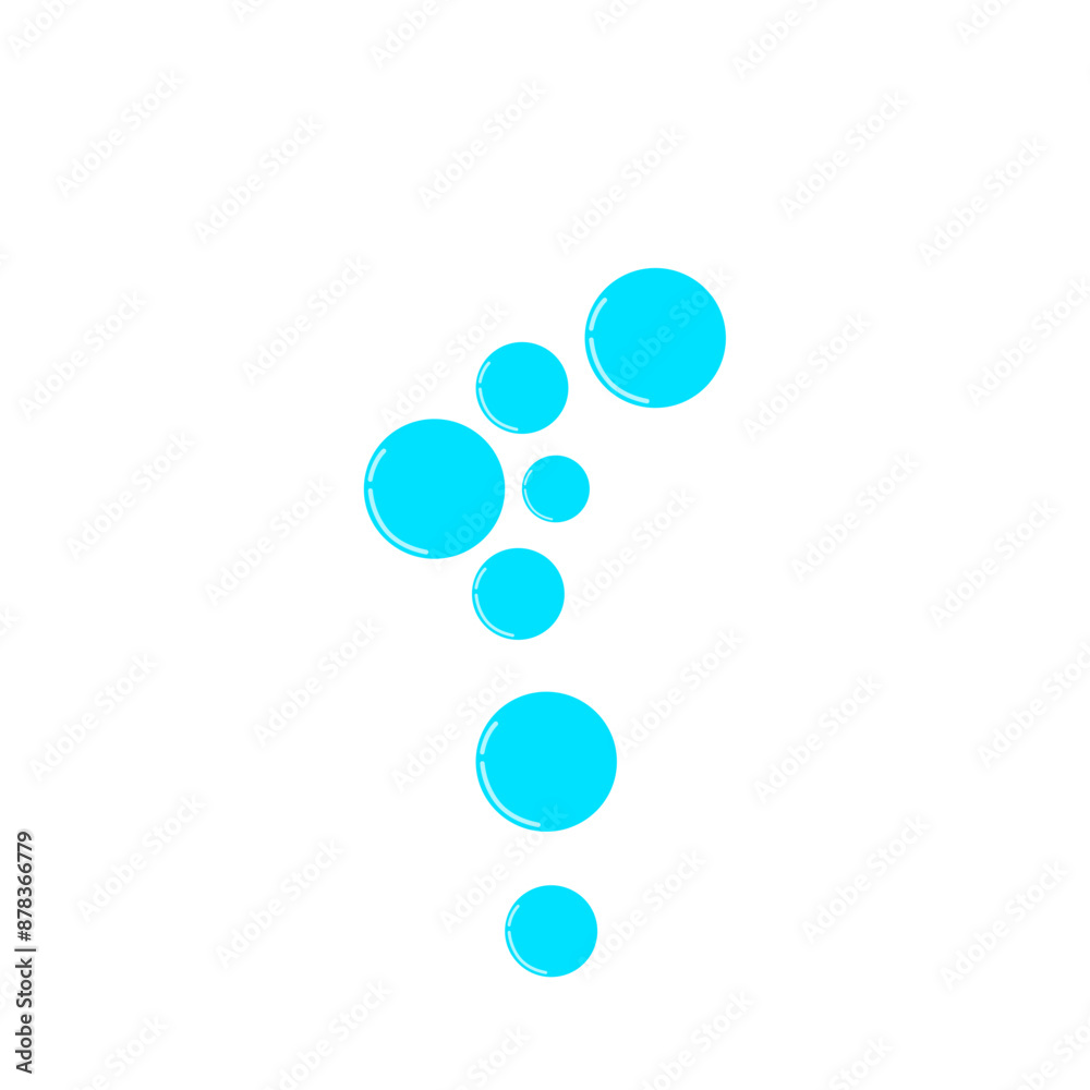Underwater Bubble Illustration Underwater Bubble Illustration