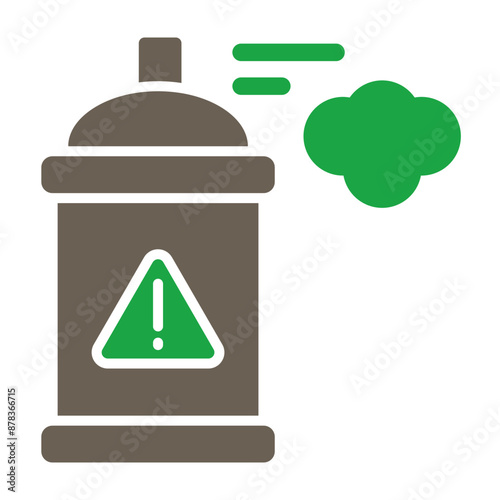 Aerosol Glyph Two Color Icon