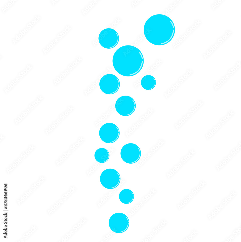 Underwater Bubble Illustration Underwater Bubble Illustration