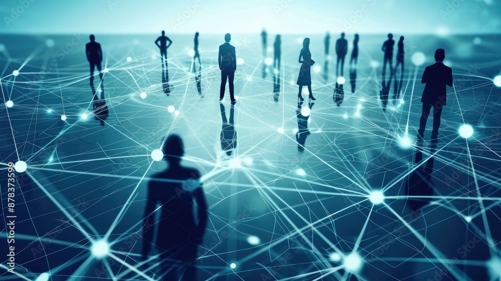 Network of Silhouettes: A Visual Representation of Connection Network of Silhouettes: A Visual Representation of Connection