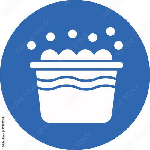 Soak glyph circle icon