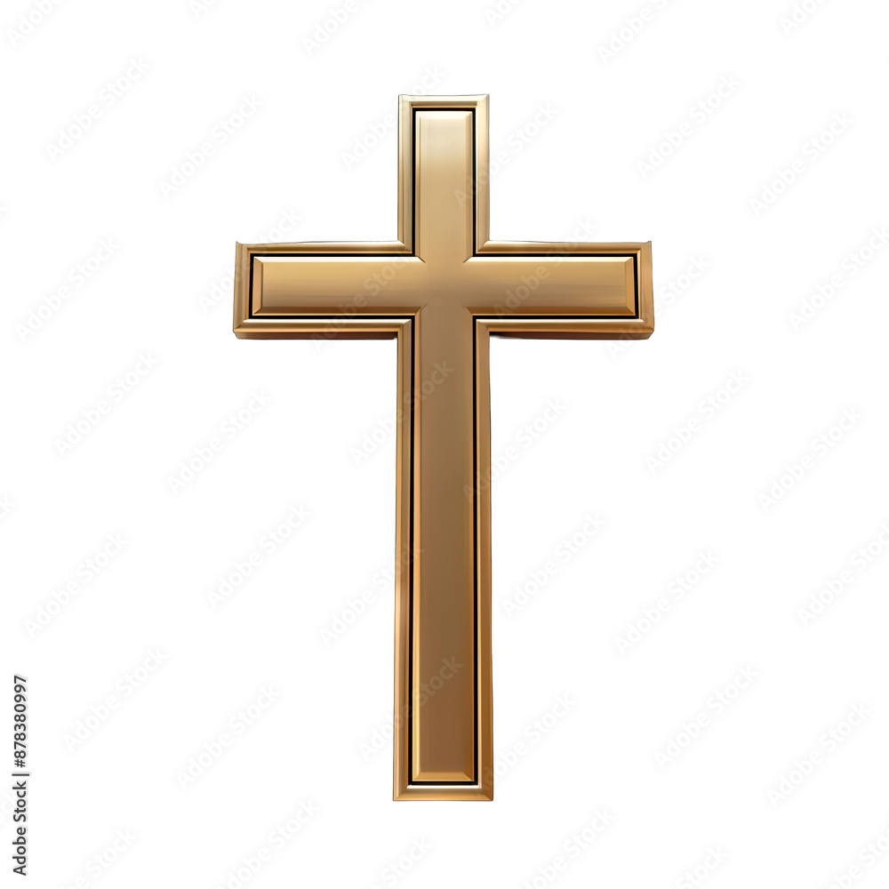 christian cross on white background christian cross on white background
