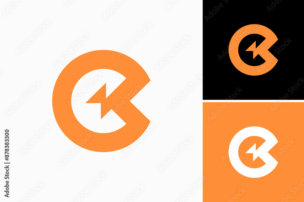 C Electric Vector Logo Premium 