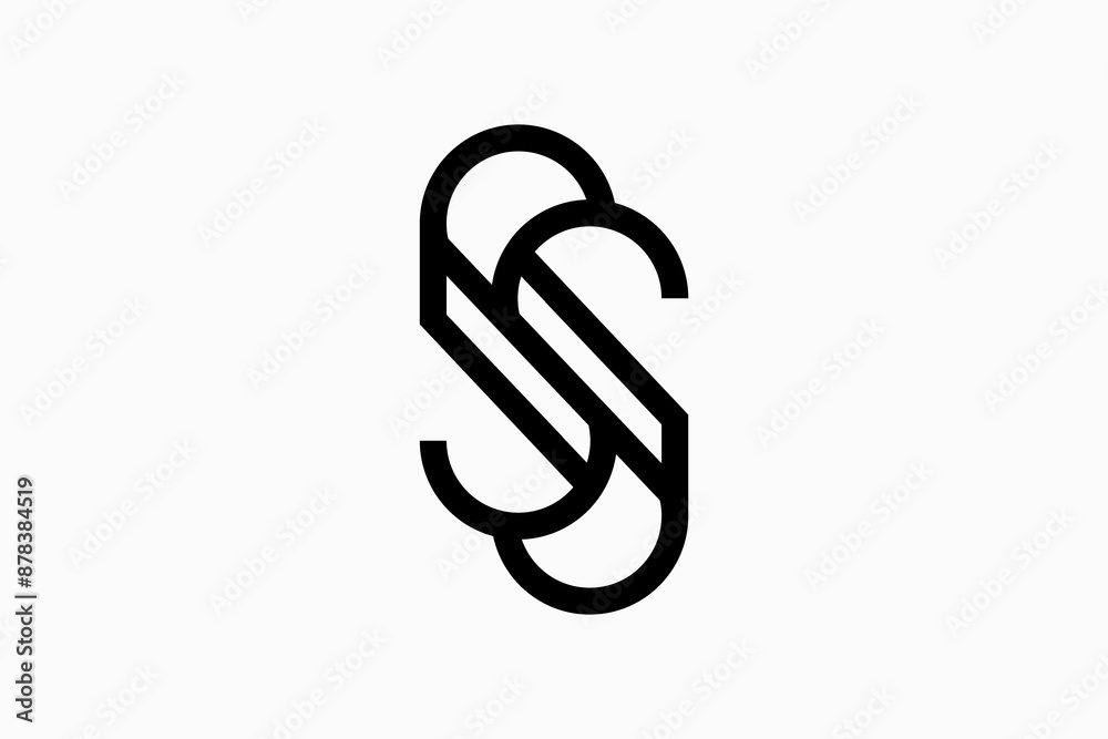 Initials SS Vector Logo Premium Initials SS Vector Logo Premium