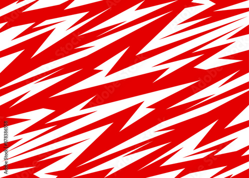 Abstract background with reflective arrow and spike pattern