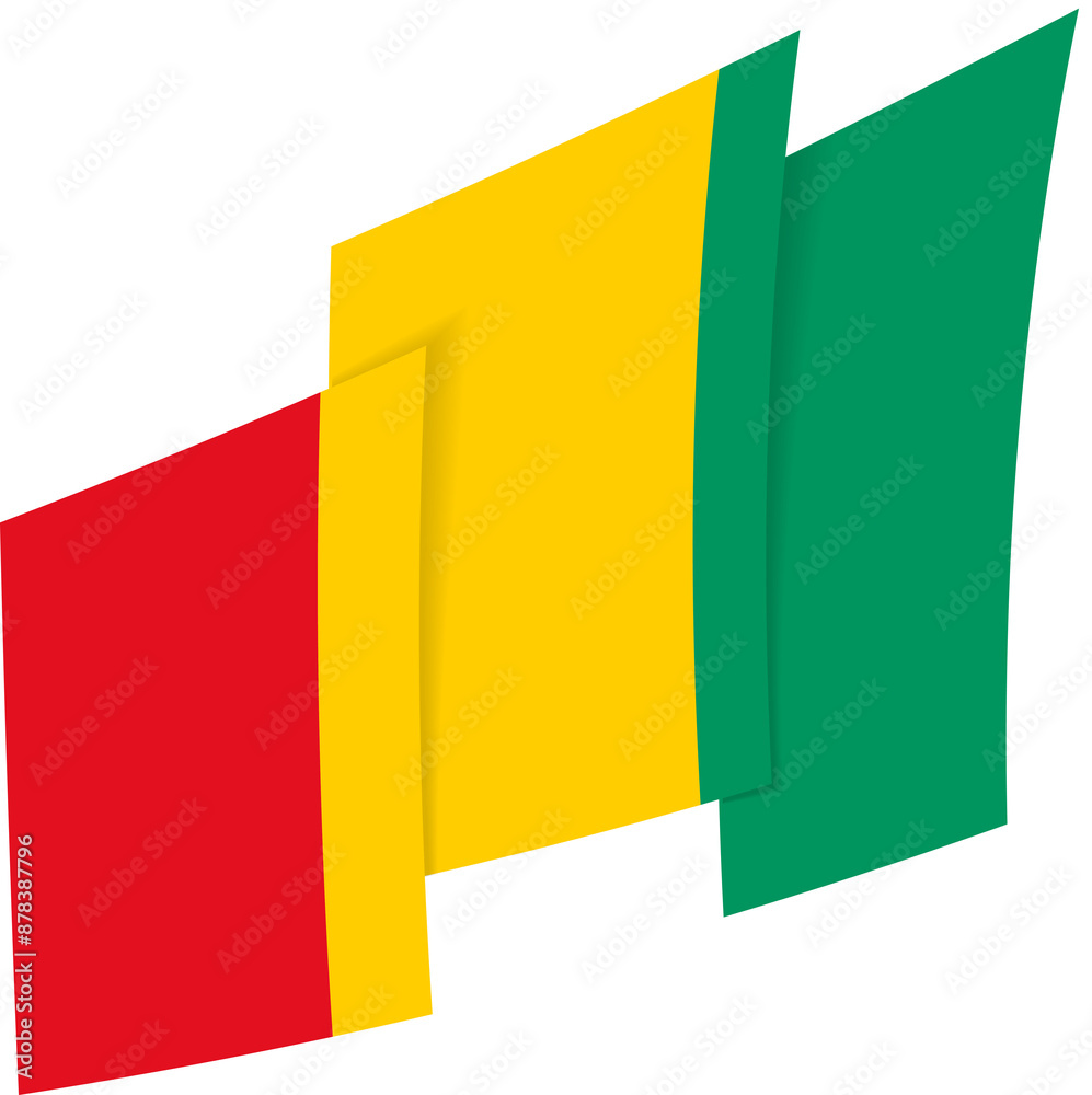 Fototapeta premium Guinea flag