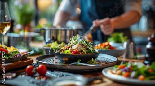 Someone is innovating and diversifying his home kitchen's plant-based menu featuring culinary creativity and flavorful vegetarian and vegan dishes.