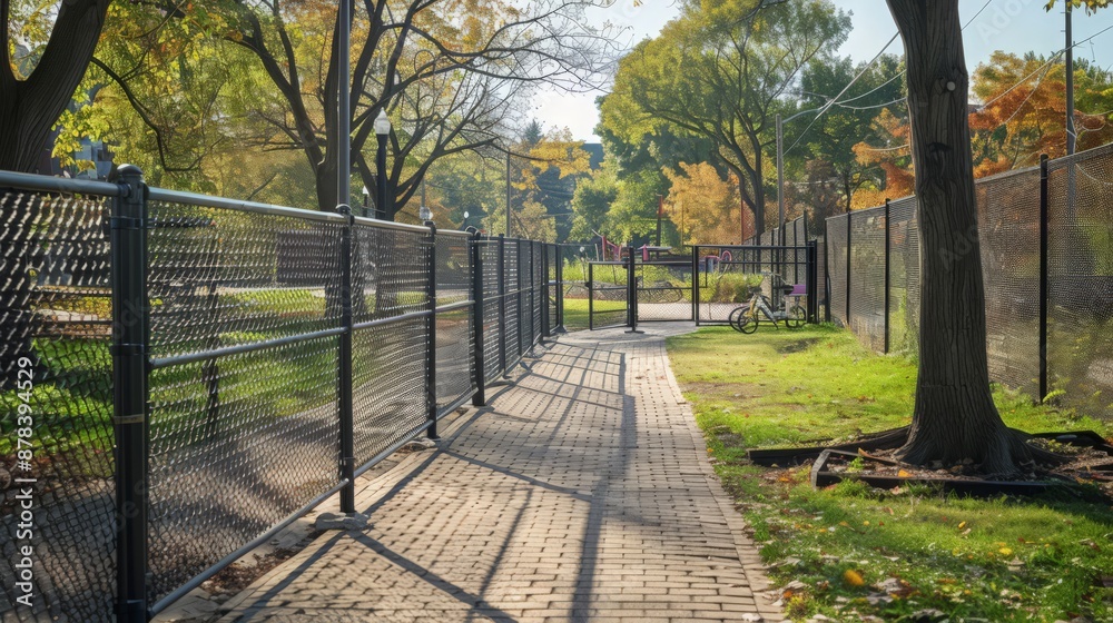 Chain link fences are versatile perimeter barriers, known for their durability and cost-effectiveness in securing residential,