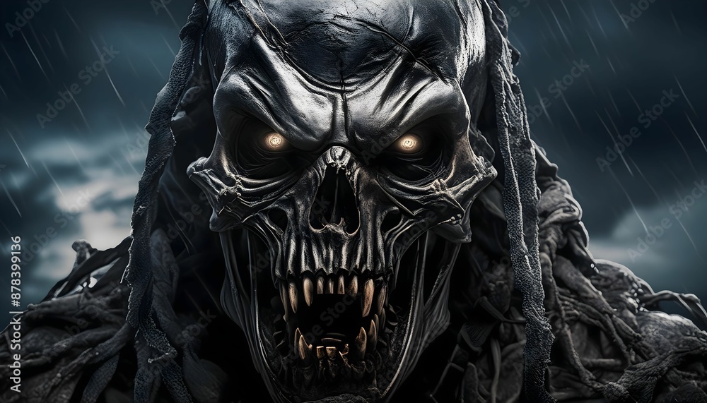 scary halloween ghost, a close-up of a horror-themed character with a pale face, dark eyes, and a menacing expression. scary halloween ghost, a close-up of a horror-themed character with a pale face, dark eyes, and a menacing expression.