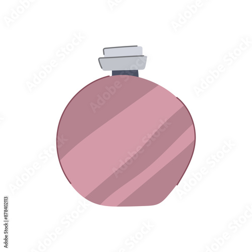 whiskey flask alcohol cartoon. glass drink, beverage metal, vodka brandy whiskey flask alcohol sign. isolated symbol vector illustration