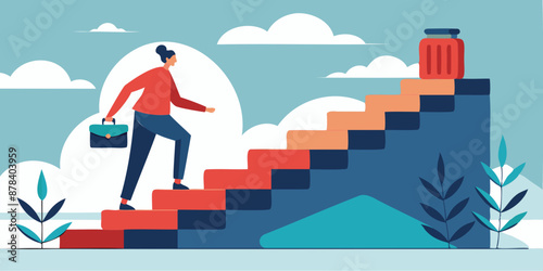 Ascending the Staircase of Success: Building Your Career and Business Growth