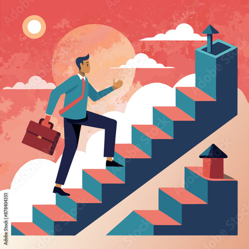 Ascending the Staircase of Success: Building Your Career and Business Growth