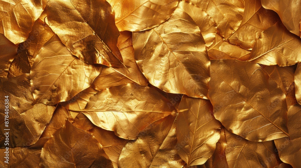 Seamless gold leaf background texture with shiny golden metallic foil, perfect for luxury design concepts. Seamless gold leaf background texture with shiny golden metallic foil, perfect for luxury design concepts.