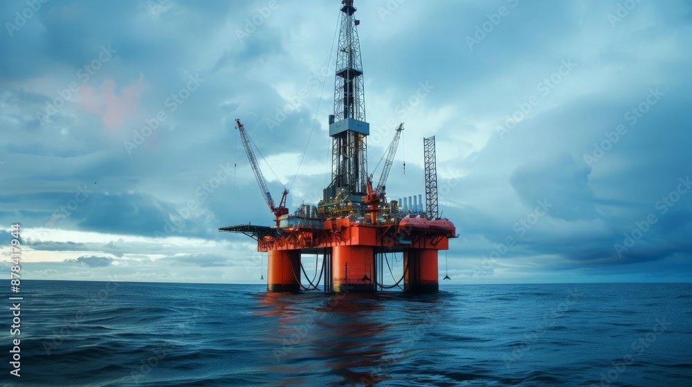 future trends in offshore drilling technologies for oil rigs. Stock ...