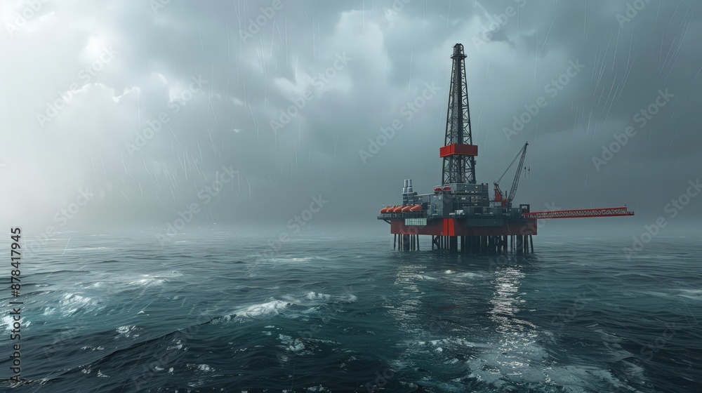 future trends in offshore drilling technologies for oil rigs. Stock ...