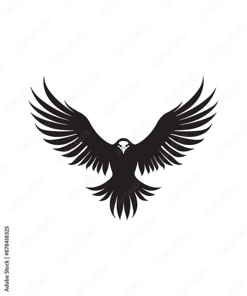 Obraz premium Best black and bold Eagle Silhouettes