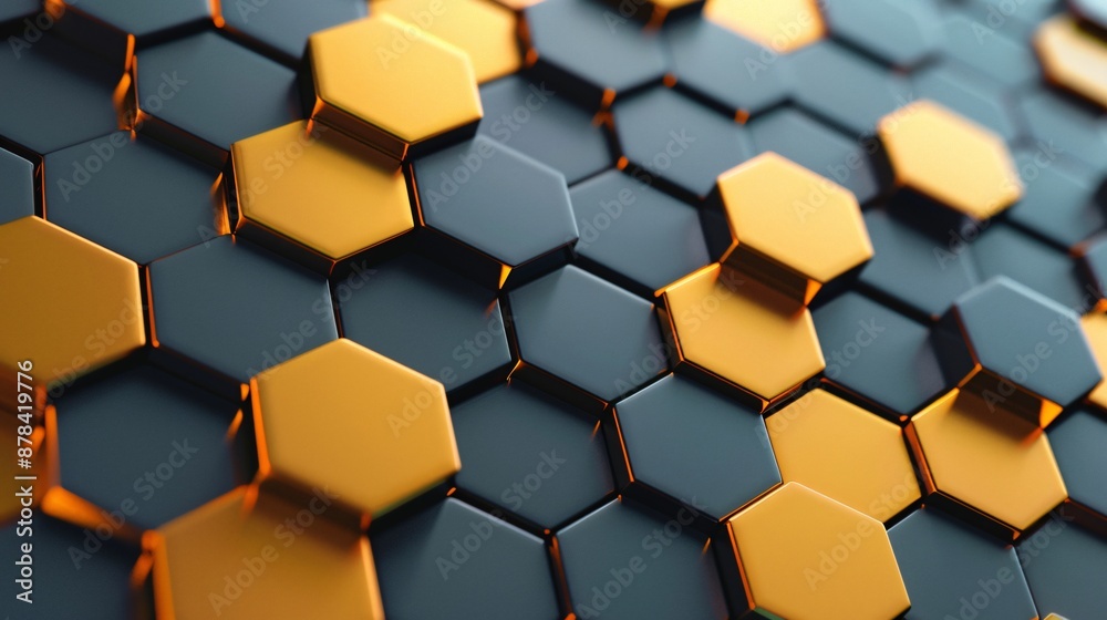 Honeycomb-inspired hexagon patterns with a mix of solid and outlined shapes Honeycomb-inspired hexagon patterns with a mix of solid and outlined shapes