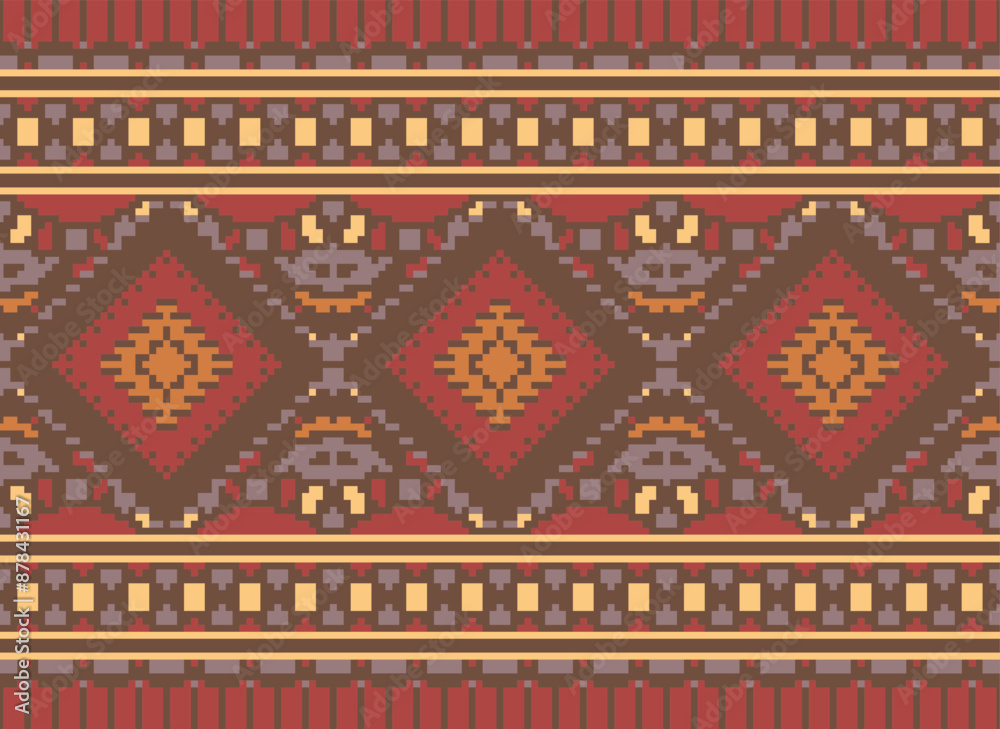 Beautiful floral seamless pattern. Tribal background. Aztec style, vector, illustration. design for texture,fabric,clothing,wrapping,print,decoration,carpet.geometric Beautiful floral seamless pattern. Tribal background. Aztec style, vector, illustration. design for texture,fabric,clothing,wrapping,print,decoration,carpet.geometric