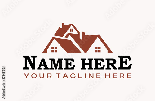 Logo, property, building, house, roof, real estate, hotel, villa	