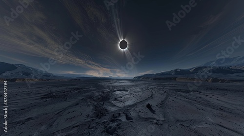 Total Solar Eclipse Wide Angle Totality photo