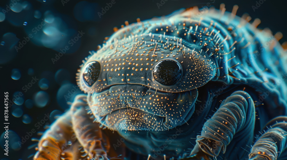 An illustration about microscopic creatures. An illustration about microscopic creatures.