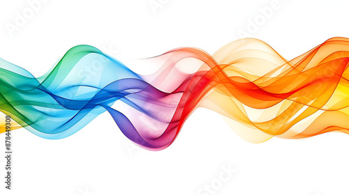 Vibrant abstract rainbow wave background for various design projects and artistic creations ,Vibrant abstract rainbow wave background for design projects colorful and dynamic waves