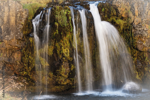 Iceland Kirkjufellsfossar early morning photo