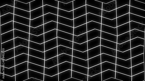 Simple rigidly wavy grid animation photo