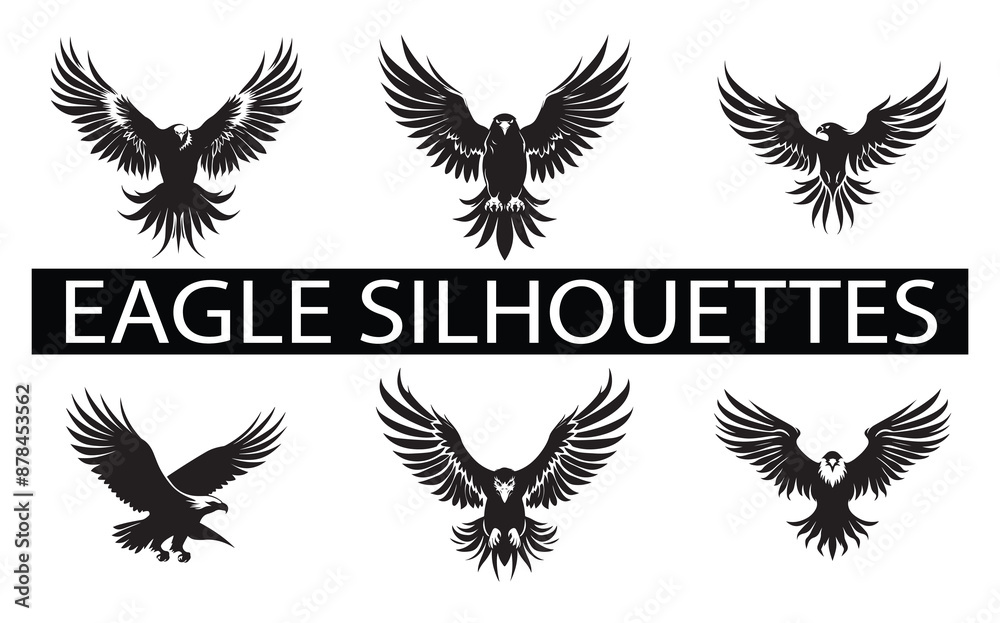 Obraz premium Best bold Eagle Silhouettes Images