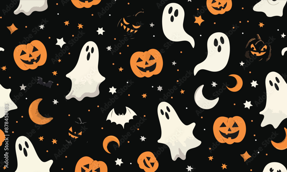 halloween seamless pattern halloween seamless pattern
