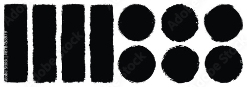 paint brush stroke, ink splatter and artistic design elements. Ink splashes. Rough smears and stains. High quality manually traced. Drops blots isolated. Vector isolated elements set.