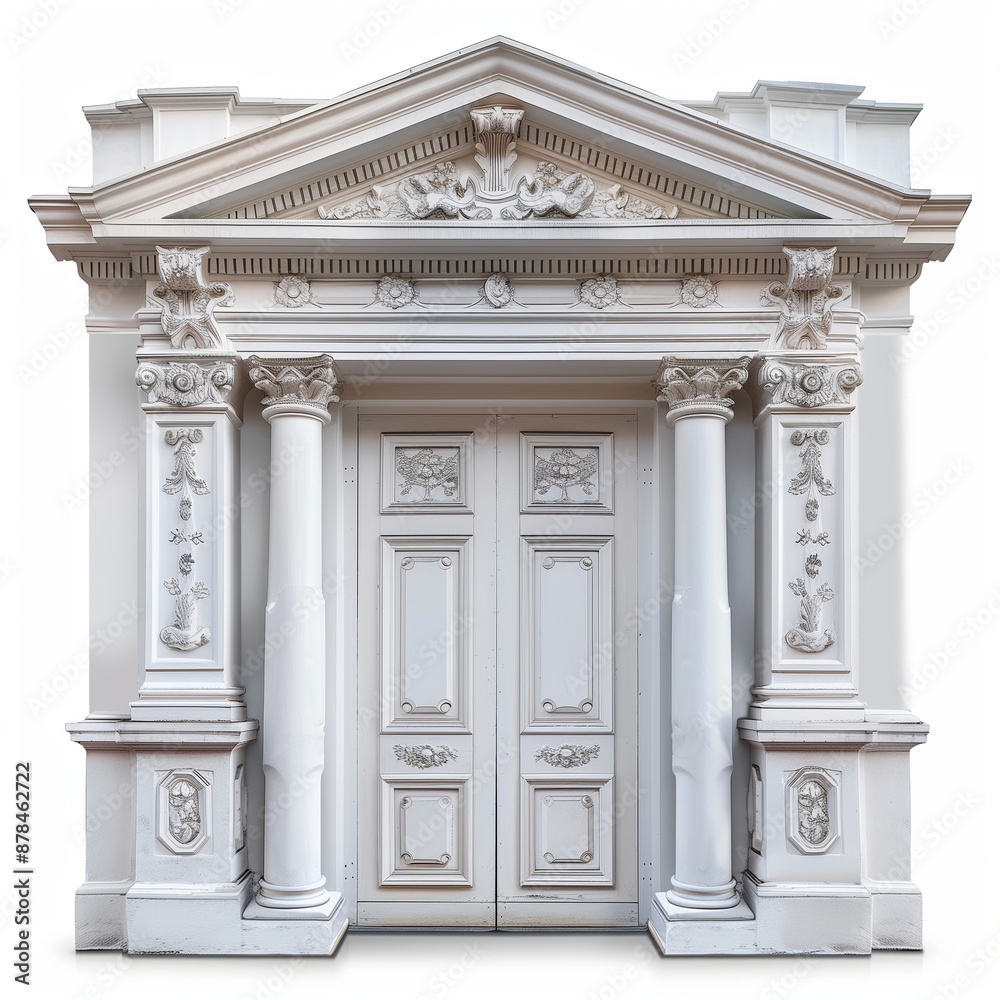 column isolated on white column isolated on white