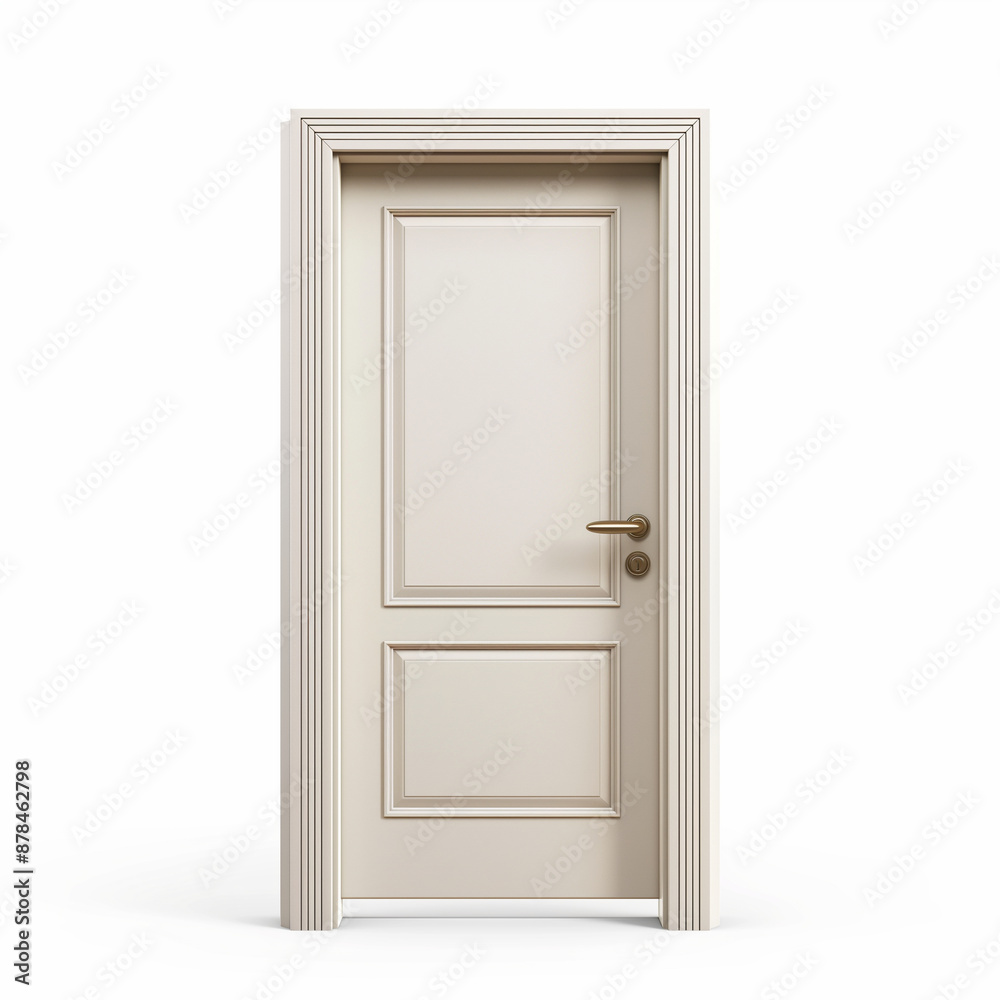 home door on a white background home door on a white background