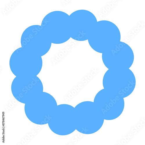 Flat Abstract Geometric Shape Decoration photo