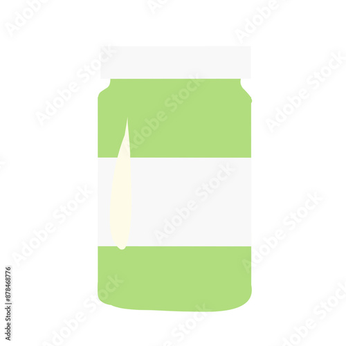 medical pills vector simple flat illustration