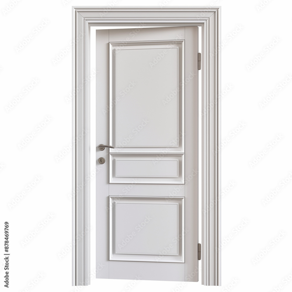 a white door on a white background a white door on a white background