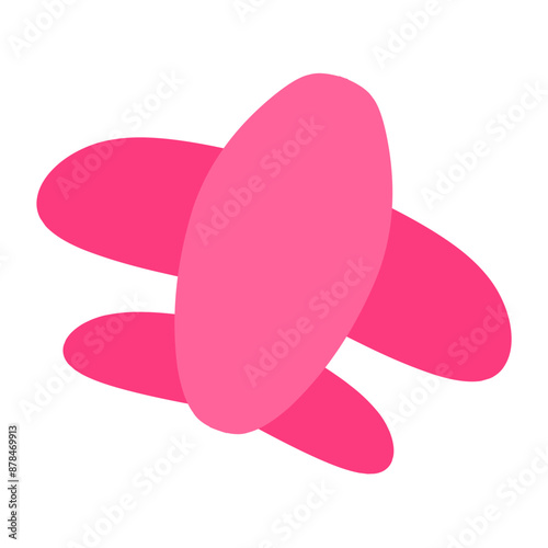 Cute Travel and Journey Flat Icon Illustration 