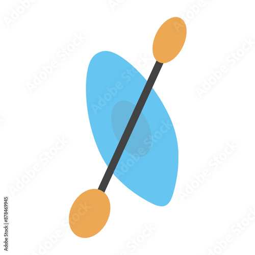 Cute Travel and Journey Flat Icon Illustration 