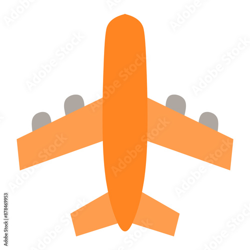 Cute Travel and Journey Flat Icon Illustration 