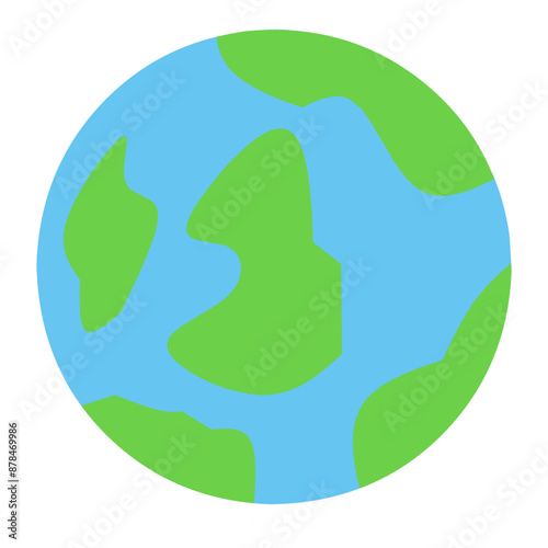 Cute Travel and Journey Flat Icon Illustration 