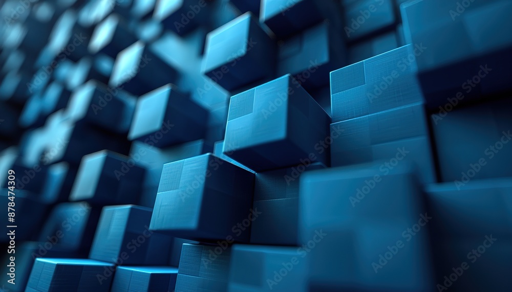 blue background